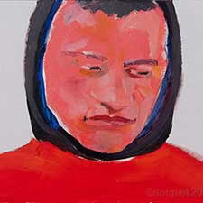 the hooded man